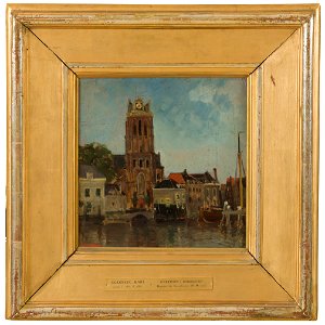 The Church Tower, Dordrecht (Carl Skånberg) - Nationalmuseum - 18905