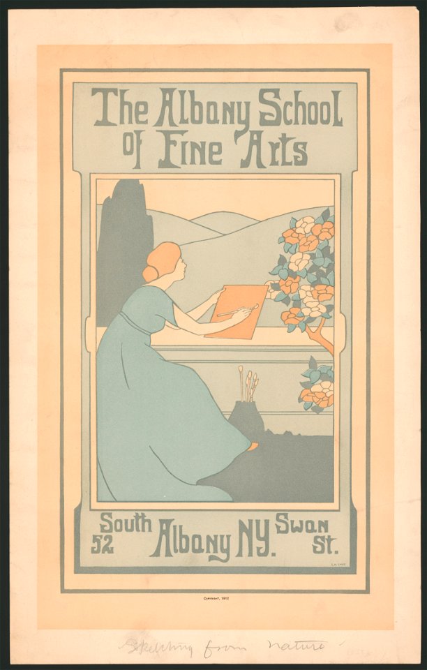The Albany School of Fine Arts, 52 South Swan St., Albany, NY - E.M. Enos. LCCN2014649553