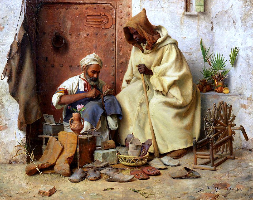 The cobbler, Tangiers, by Jean Discart
