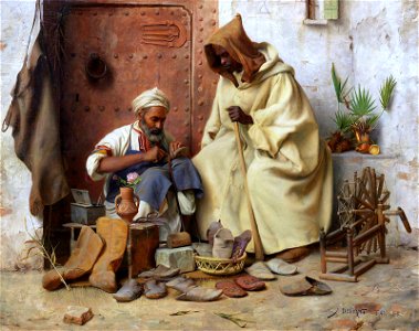 The cobbler, Tangiers, by Jean Discart