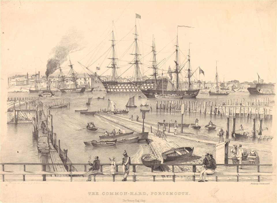 The Common-Hard Portsmouth. The Victory Flag Ship RMG PY0727