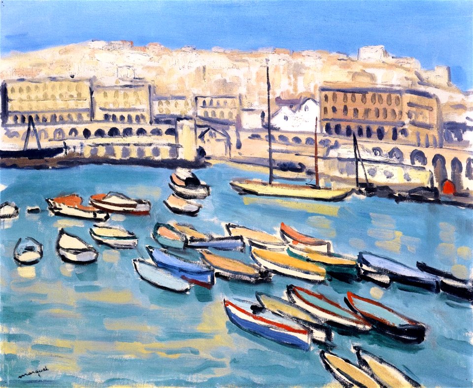The Consular Palace and the Port Albert Marquet (1920)
