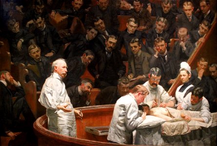 The Agnew Clinic - Thomas Eakins. Free illustration for personal and commercial use.