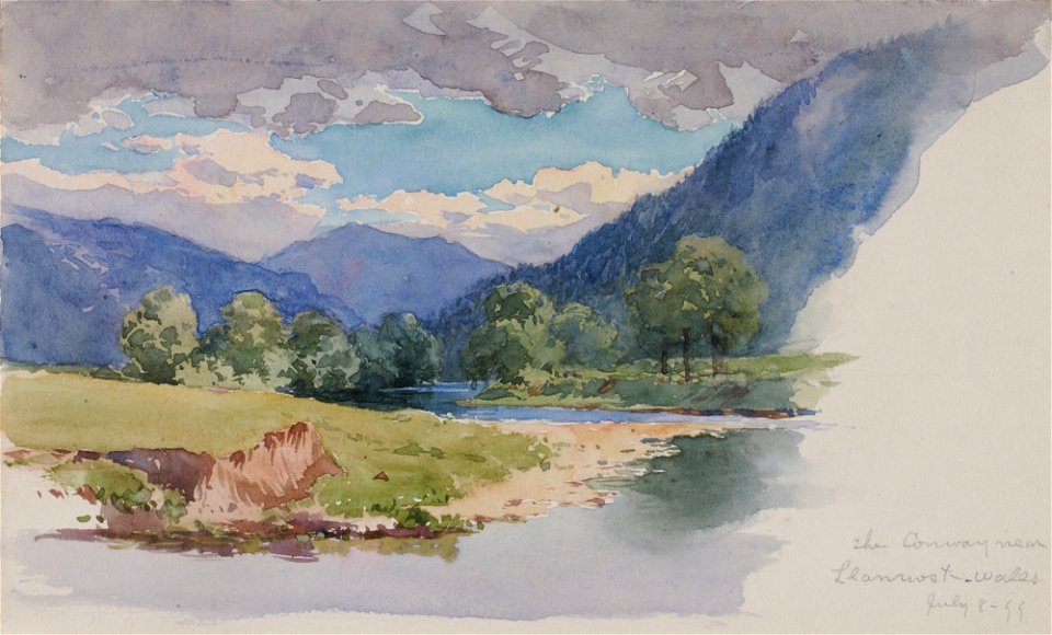 The Conway, near Llanrwst, Wales SAAM-1983.83.192 1