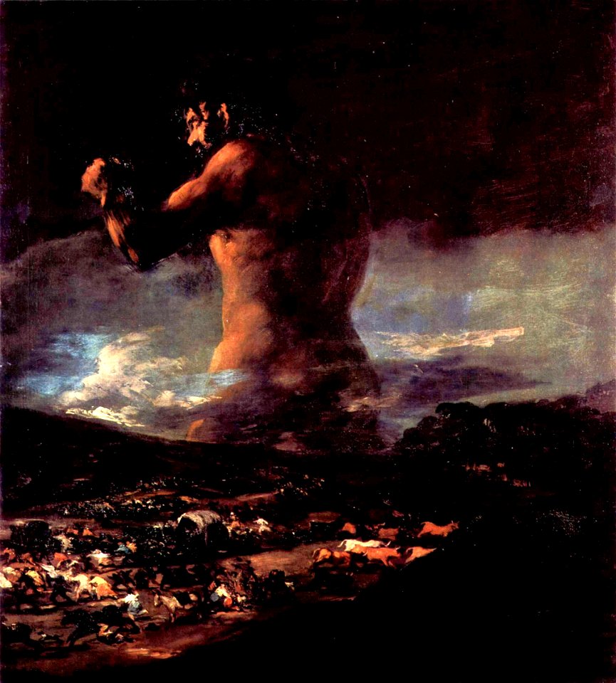 The Colossus, Francisco de Goya