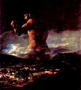 The Colossus, Francisco de Goya