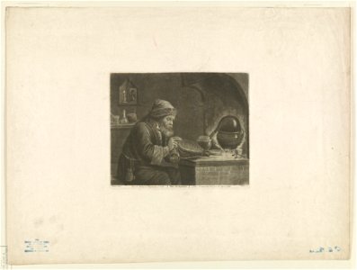The alchymist - Teniers pinxt. ; W Baillie sculpt. LCCN2003654143