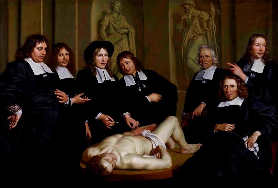The anatomical lesson of Professor Frederik Ruysch, by Adriaen Backer
