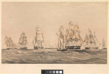 The Commands of Captain Methuen. Plate to Robert Methuen, The Log of Merchant Officer, 1854 RMG PW7743