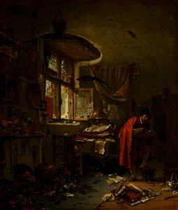 The Alchemist by Thomas Wijck Mauritshuis 469