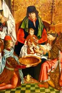 The Circumcision by Fernando Gallego, detail, 1480-1488, oil on panel - University of Arizona Museum of Art - University of Arizona - Tucson, AZ - DSC08316