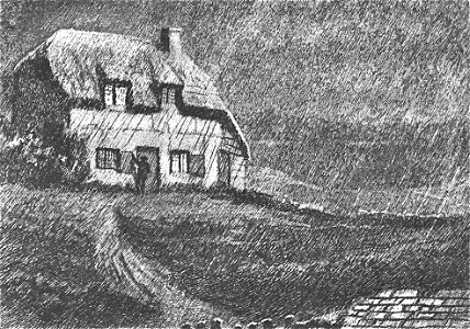 The Cottage at Higher Crowstairs. Free illustration for personal and commercial use.