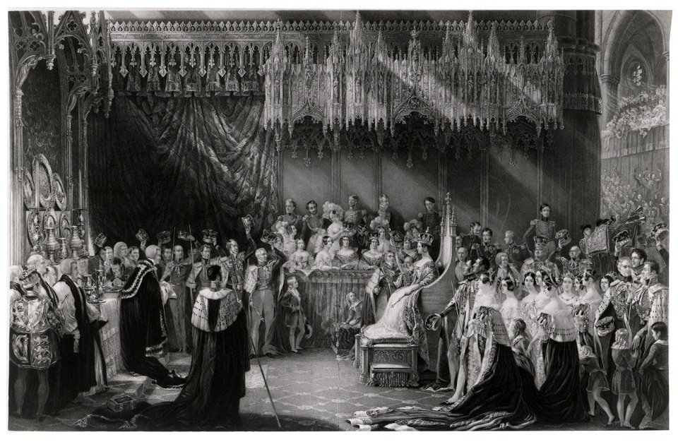 The Coronation of Queen Victoria, 28 June 1838' (Queen Victoria) by Sir George Hayter