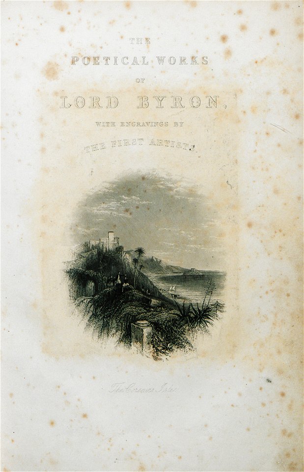 The Corsairs Isle - Byron George Gordon Lord - 1849