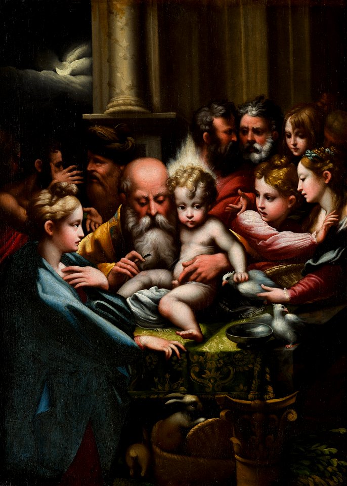The Circumcision after Parmigianino Mauritshuis 324