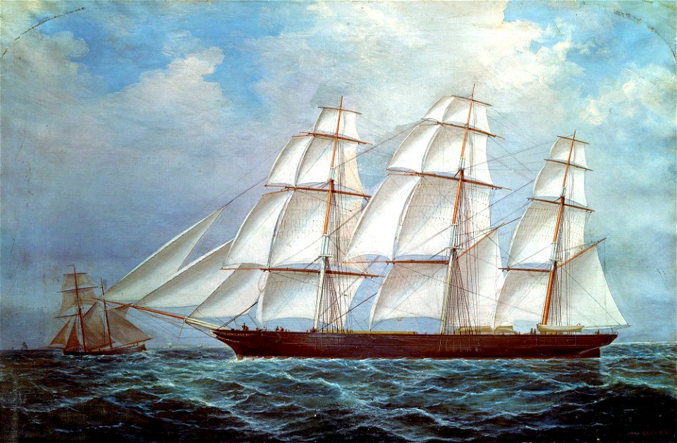 The clipper 'Ellen Rodger' RMG BHC3316