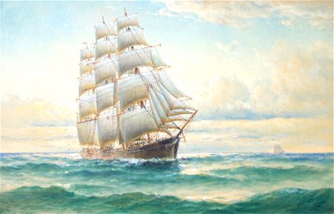 The Clipper Flying Cloud, by William A. Coulter
