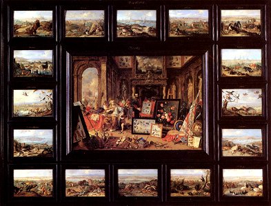 The Continent of Europe 1666 Jan van Kessel I