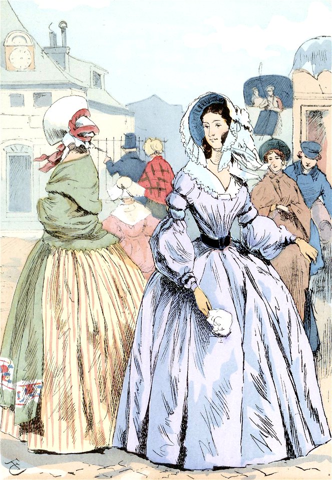 The Courtyard of the 'Messageries Nationales' diligences, 1839
