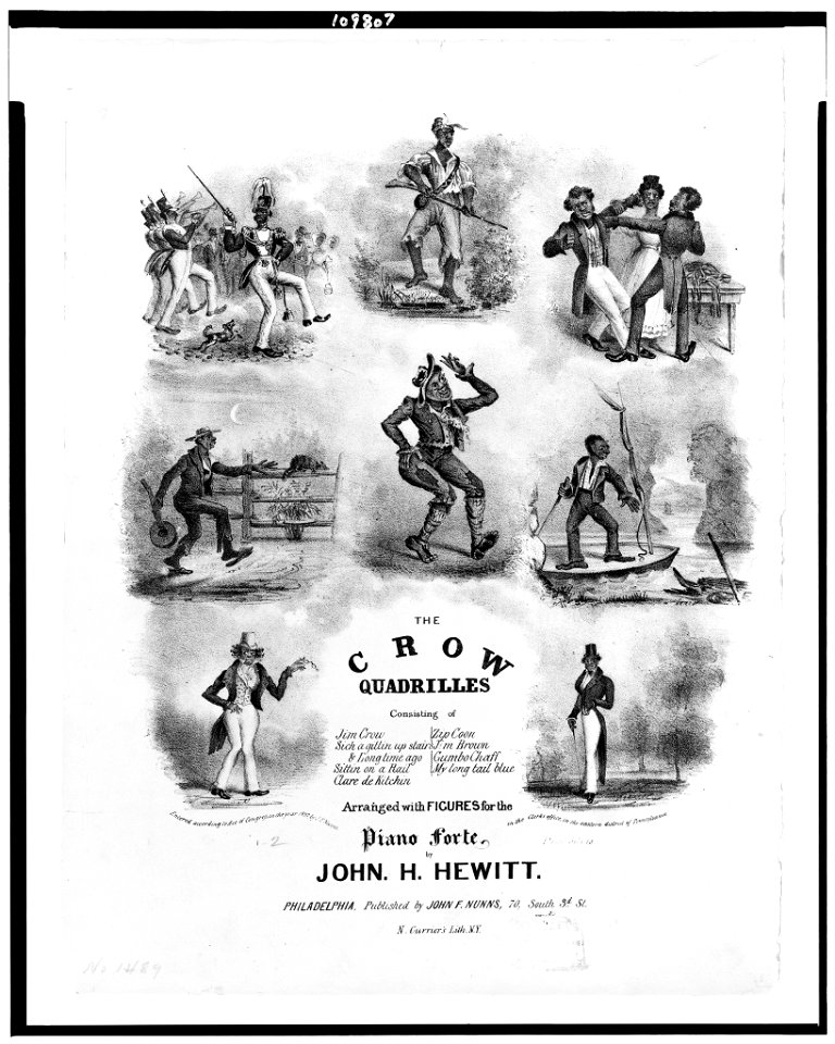 The crow quadrilles. Piano forte by John H. Hewitt - N. Currier's lith., N.Y. LCCN91723791