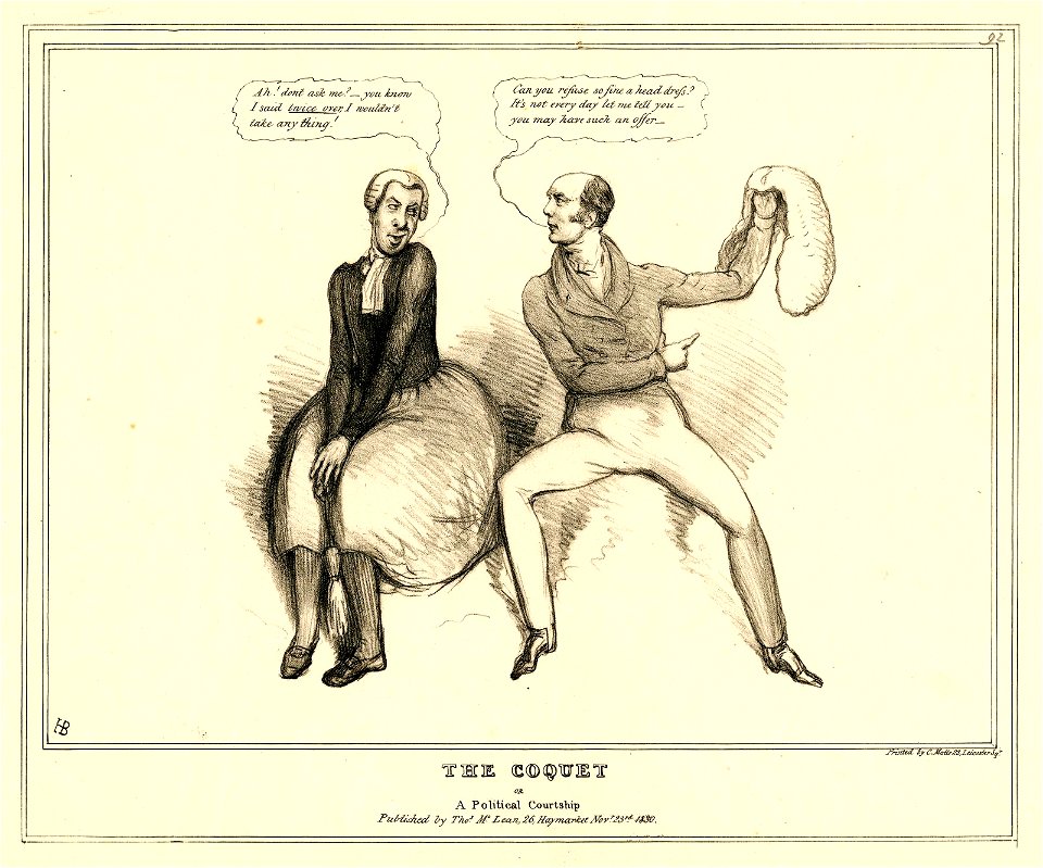 The coquet or a political courtship (BM 1857,1222.30)
