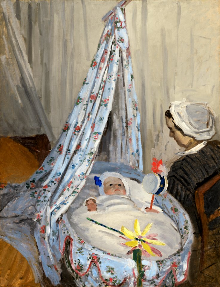 The Cradle - Camille with the Artist's Son Jean A14894