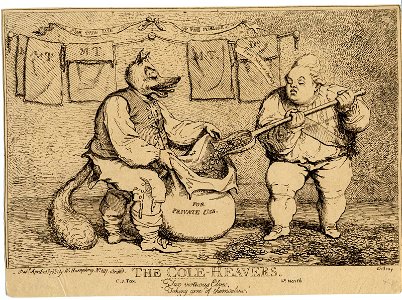 The Cole-heavers. (BM 1868,0808.4981)