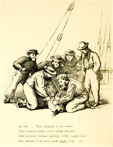 The crew of “Maraquita” captures a sea turtle - O’hara (smith) - - 1859