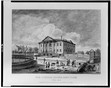 The Custom House, New York, 1799-1815 - Wm. Rollinson, del. ; W.M. Aikman, sculpt. LCCN90715768