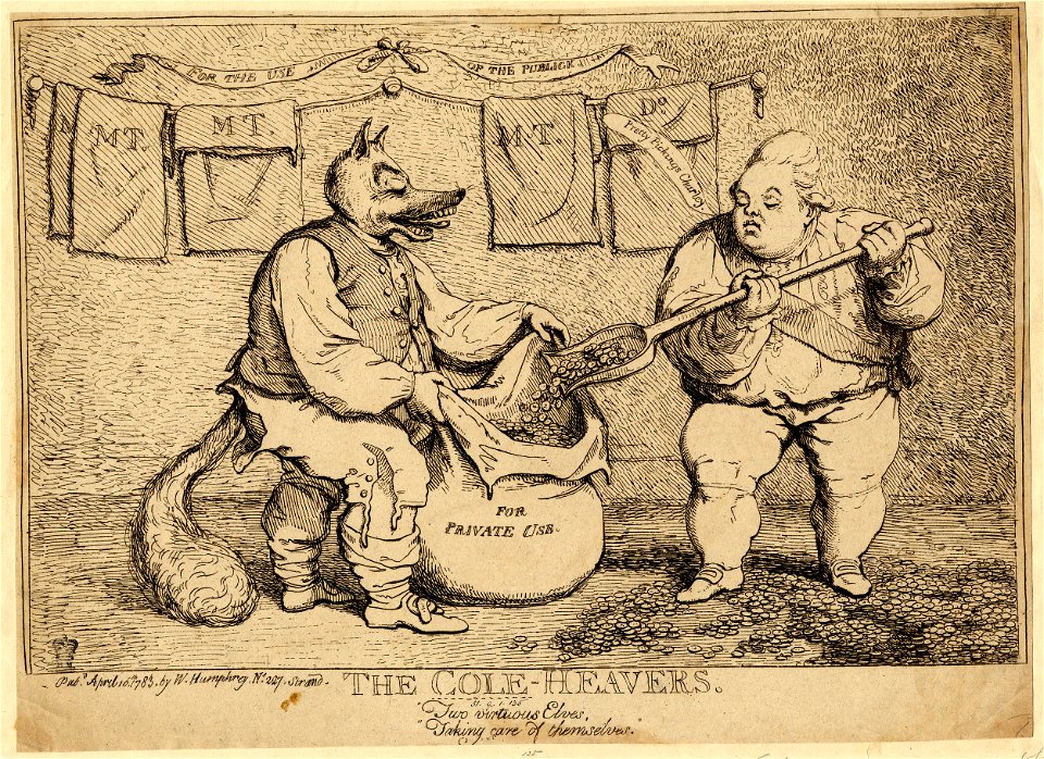 The Cole-heavers. (BM 1851,0901.135)