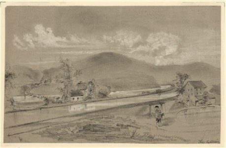 The Confederates under Stuart crossing the Potomac at McCoy's Ferry to destroy the Baltimore & Ohio Canal LCCN2004661288