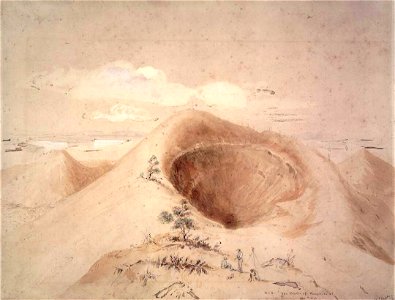 The crater of Rangitoto Island, 960 ft. high. no. 1 C-025-001