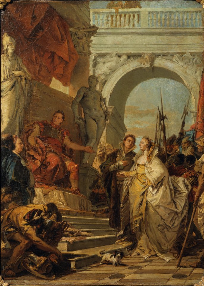 The Continence of Scipio (Giambattista Tiepolo) - Nationalmuseum - 17141
