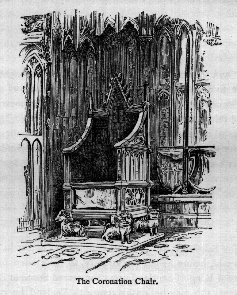 The Coronation Chair - Walks in London, Augustus Hare, 1878