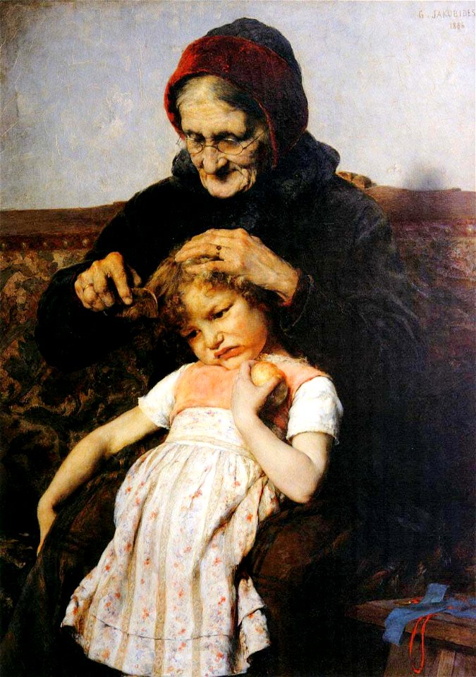 The Combing of Granddaughter