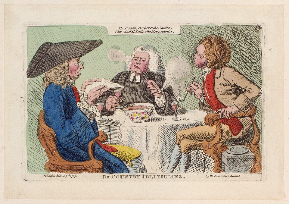 The country politicians by James Gillray