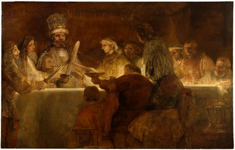 The Conspiracy of the Batavians under Claudius Civilis (Rembrandt Harmensz. van Rijn) - Nationalmuseum - 17581