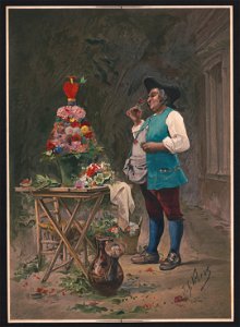 The contented gardener - J.G. Vibert ; after J.G. Vibert, original in the possession of the publishers. LCCN2017650317