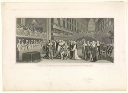 The coronation of King George the fourth - engraved by J. Chapman from a painting by J. Fussell. LCCN2002695363