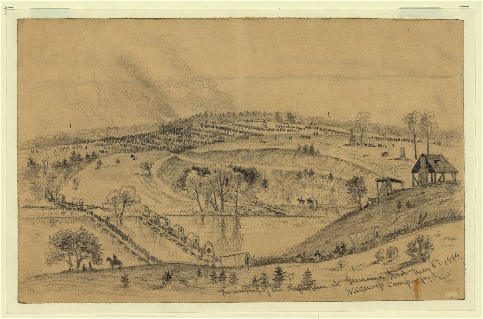 The crossing of the Rapidan at Germanna Ford, May 5, 1864-Wilderness campaign LCCN2004661852