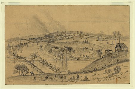 The crossing of the Rapidan at Germanna Ford, May 5, 1864-Wilderness campaign LCCN2004661852