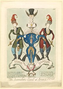 The dandies coat of arms - G. Cruikshank, fect. LCCN2006689045