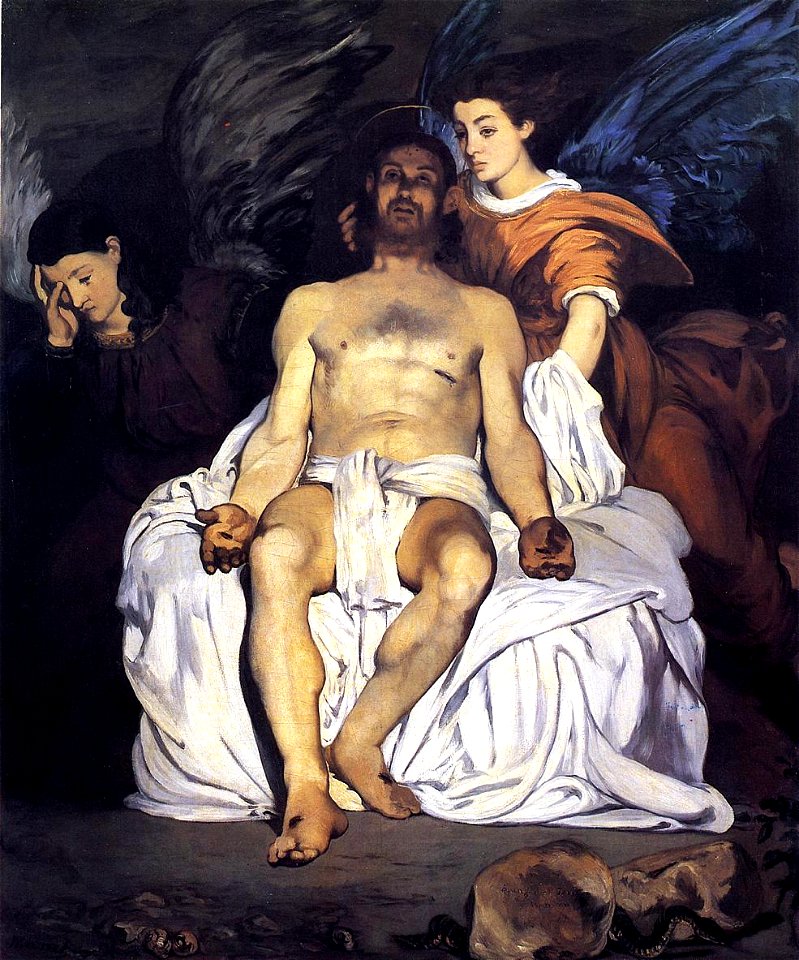 The Dead Christ and the Angels. Manet