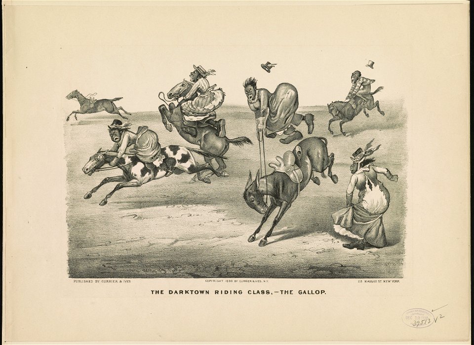 The darktown riding class-the gallop LCCN91724710