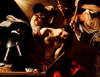 The Crowning with Thorns-Caravaggio (1602)