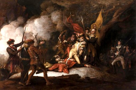 The Death of General Montgomery in the Attack on Quebec, Wadsworth 1844.2