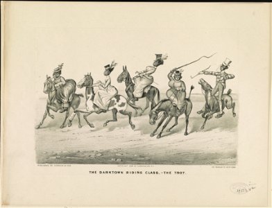 The darktown riding class-the trot LCCN91724711