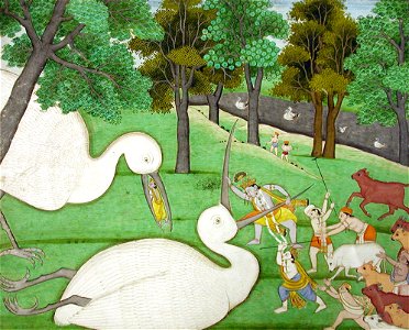 The death of Bakasura the crane (6124594523)