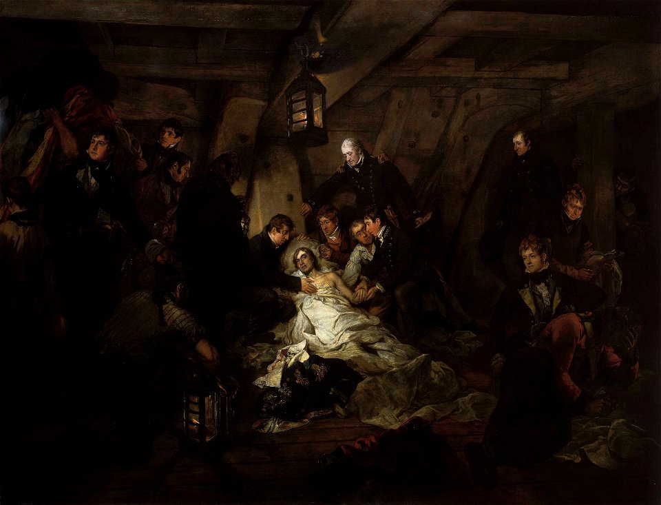 The Death of Nelson, 21 October 1805 RMG BHC2894