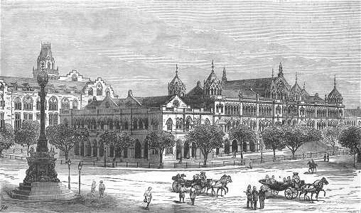 The David Sassoon Building for Elphinstone High School, Bombay